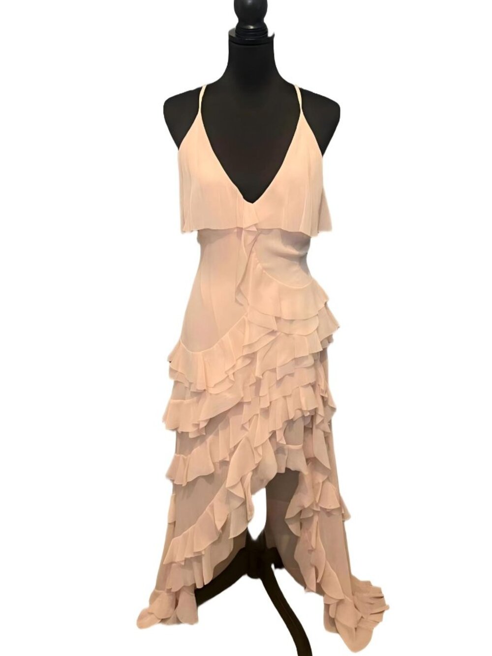 Beautiful Pink High Low Party/Cocktail Dress
